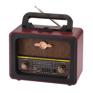 Radio Retro Vintage NS-8073BT <span class=keywords><strong>FM</strong></span> AM SW de <span class=keywords><strong>3</strong></span> Bandas, Radios Recargables con Reproductor de MP3 USB SD TF, Radio Multifunción de Madera - Product Image 2