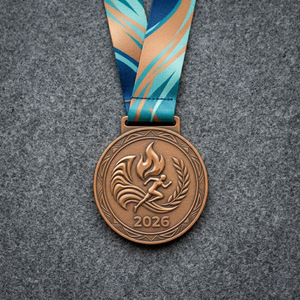 Medallas Personalizadas de Aleación de Zinc Fundido a Presión Sojagy con Relieve 3D y Esmalte Suave, Premios Deportivos Chapados en Oro para Carreras y Maratones - Product Image 4