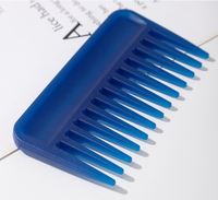 Brosse à cheveux spéciale pour hommes en ABS, portable, à dents larges, pour coiffure et coloration, modèle carré, Nouvel An