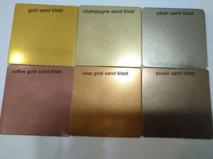 Panel de pared de color, hojas de acero inoxidable, Ss201, <span class=keywords><strong>SUS304</strong></span>, placa de acero inoxidable dorado con espejo - Product Image 5