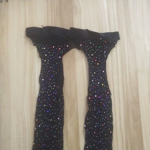 Women Sexy Lingerie Rhinestone Bodystocking <strong>Fishnet</strong> <strong>Stockings</strong> Plus Size Women Sequins Open Crotch Mesh <strong>Glow</strong> <strong>Dark</strong> Socks Pantyhose - Product Image 6