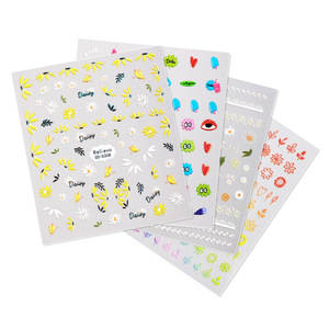 สติ๊กเกอร์ติดเล็บการ์ตูน 3 มิติ น่ารัก รูปทรงกลม ติดเองได้ ปลอดสารพิษ สำหรับตกแต่งเล็บและงานประดิษฐ์ - Product Image 4
