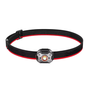 Lampe frontale LED ultra-mince 200 lumens, faisceau réglable, avertissement rouge, étanche IP44, batterie rechargeable, clip d'épaule réglable pour - Product Image 3