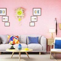 ORON DECO-Papier peint personnalisé en soie rose vinyle autocollant imperméable pour chambre de filles, facile à installer