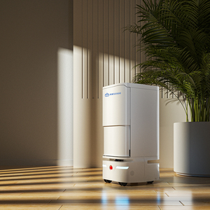 Robot Serveur Hôtelier 2023 en Gros avec Porte Verrouillable, Robot de Livraison pour Hôtels, Hôpitaux, Bureaux, Robot Serveur - Product Image 3