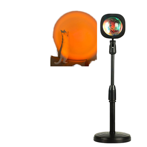 Lámpara de proyección de ambiente LED creativa moderna Sombra Negra transfronteriza para fotografía en vivo de Internet efecto puesta de sol cuerpo ABS - Product Image 4