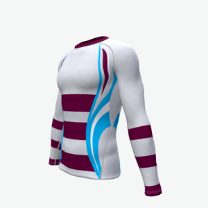 Vêtements de sport longs personnalisés pour hommes Rash Guard Polyester Adult MMA Gear avec impression numérique par sublimation Playera Rash Guard - Product Image 4