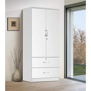 <span class=keywords><strong>Armoire</strong></span> de maison au design incurvé, <span class=keywords><strong>armoire</strong></span> en bois <span class=keywords><strong>blanc</strong></span> et en <span class=keywords><strong>rotin</strong></span> - Product Image 5