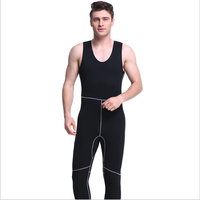 Combinaison de plongée en néoprène 5 mm, ensemble 2 pièces, veste et pantalon à fermeture éclair avant, pour la plongée sous-marine, la pêche sous-marine, protection thermique en eau froide