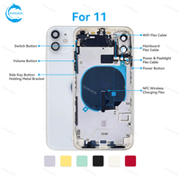 Carcasa para Teléfono Móvil STAROZON 100% Probada para iPhone 11 Pro Max con Piezas de Cable Flex ORI y Cubierta Trasera