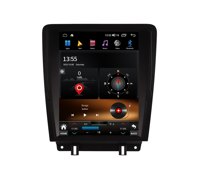 Krando 12.1" Tesla Style Android Auto Multimedia for Ford Mustang 2010 - 2014 Car Radio GPS Autoradio Wireless Carplay 4G WIFI