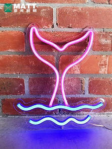 ไฟสัญญาณนีออนแบบกำหนดเองไฟ LED รูปนางเงือกไฟกลางคืน - Product Image 4