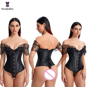 Corsetto Modellante Taglia Grande S-XXXXXXL 2022, Top in Raso di Seta Bianco per Creare Abiti da Sposa - Product Image 3