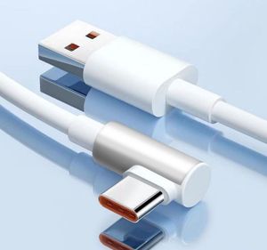 Golden Mark Super Fast Charging 6A Type-C Data Cable 120W Turbo <strong>Charge</strong> for <strong>Xiaomi</strong> Phone Tablet 90 Degree Type C Cord - Product Image 6