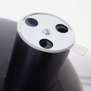 Parrilla Ahumadora 3 en 1 de Estilo Moderno y Grado Comercial para Barbacoa al Aire Libre con <span class=keywords><strong>Asador</strong></span> Giratorio y Carro de Mano con Recubrimiento en Polvo para Leña o Carbón - Product Image 6