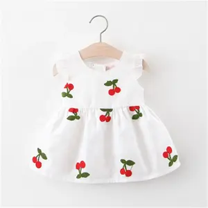 Новое модное платье для маленьких девочек, комплекты одежды, летняя одежда для малышей, эксклюзивная одежда для маленьких девочек