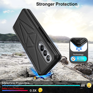 Hỗ trợ Samsung Galaxy Z gấp 5 chia sẻ pin sạc không dây thân thiện lật 5 4 3 2 màng bảo vệ và bảo vệ chống sốc - Product Image 4