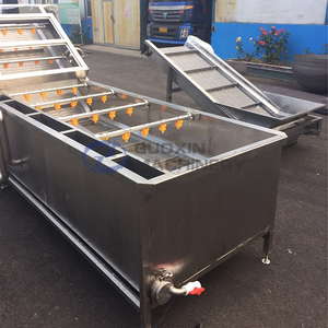 Cinta transportadora de malla para lavar frutas y verduras sandía fecha melocotón albaricoque cebolla máquina de limpieza de burbujas - Product Image 3