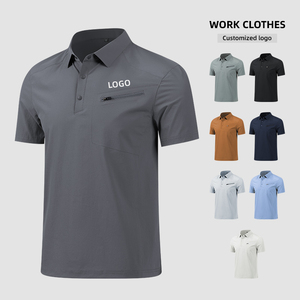 Ropa de trabajo de manga corta de verano Ropa de trabajo de taller absorbente de sudor Uniforme de hombre - Product Image 1