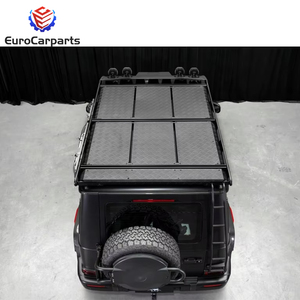 Giá để đồ trên nóc xe, thanh ngang, giá chở hành lý, phụ kiện ô tô, phụ tùng xe hơi cho xe G-<span class=keywords><strong>Class</strong></span> G500 G63 G350 <span class=keywords><strong>2025</strong></span>, dành cho nóc xe W465, kèm thang. - Product Image 6