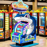 Machine de loterie d'arcade de roue de requin à pièces Simulateur de jeu de course en métal amusant pour les 6 ans et plus pour le centre de jeu d'amusement de Racade