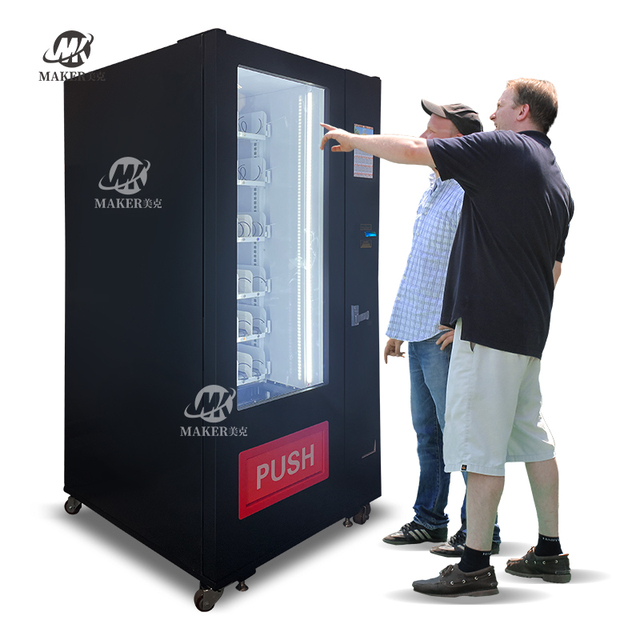 MAKER Fully Automatic Soda/Juice Drink Vending Machine Coin Operated Machine School/Office/Park Drink and Snack Vending Machine