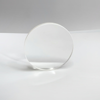 Lentille convexe en saphir, lentille optique plano-convexe, revêtement antireflet, taille personnalisable OEM pour la protection des montres et des capteurs
