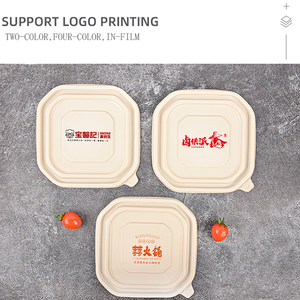 Sinh Thái Thân Thiện Với Phân Hủy Sinh Học Dùng Một Lần Takeaway Bento Container Thực Phẩm 36Oz 42Oz 50Oz <span class=keywords><strong>Microwavable</strong></span> An Toàn Bột Ngô Hộp Ăn Trưa - Product Image 5