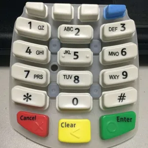 Teclado de borracha de silicone/peças elásticas