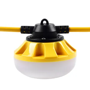 Heavy Duty Industrial Grade 28000 Lumen 200 Watt Construction Work String Lights 200ft Construction Led Work Light