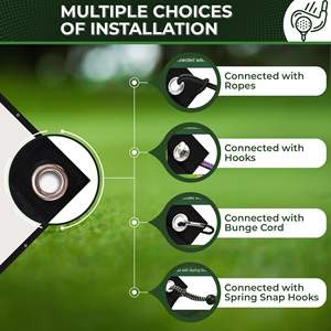 Pantalla de impacto de cine en casa de calidad duradera 4K para Simulador de golf Deportes interiores virtuales de bajo ruido en venta - Product Image 5