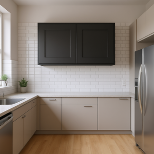 Armoire de cuisine supérieure Alliance Building Materials 30x12-21x24, armoire murale RTA, design moderne en bois - Product Image 2