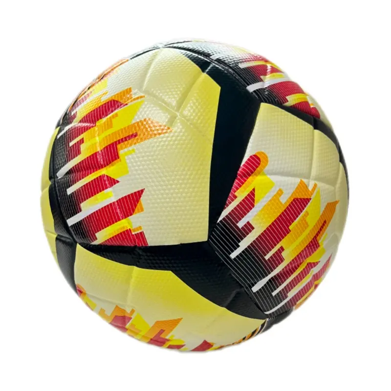 उच्च गुणवत्ता वाली नई शैली फुटबॉल पीयू सॉकर बॉल आकार 5 और आकार 4 निर्माण