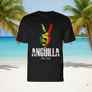 Camiseta de manga larga con signo de la paz Anguilla One Love - Product Image 3