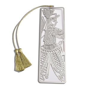 Custom Wholesale Rectangle <b>Silver</b> Figure Hollow Out Metal Painting Metal <b>Bookmark</b> - Product Image 4