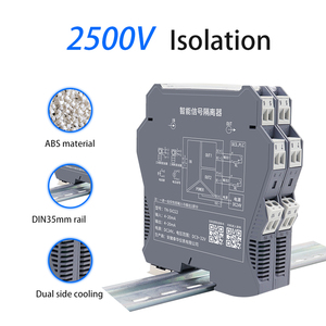 Analog tín hiệu isolator 4-20mA đầu vào đầu ra 0-10V DC hiện tại Điện áp máy phát phân phối tín hiệu Splitter - Product Image 3