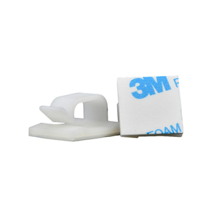 100 pièces/sac plastique Nylon fil câble cordon sangle reliure <span class=keywords><strong>fixation</strong></span> Clip pince gestion support organisateur avec <span class=keywords><strong>autocollant</strong></span> adhésif - Product Image 3