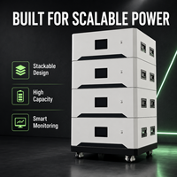 Batterie LiFePO4 empilable haute capacité SOLAN CE 16 kWh 51,2 V 314 Ah pour stockage solaire