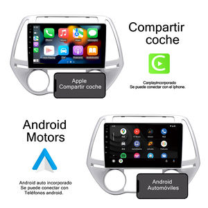 Système <span class=keywords><strong>de</strong></span> navigation GPS tout-en-un <span class=keywords><strong>I20</strong></span>, lecteur CD, carte SD, caméra <span class=keywords><strong>de</strong></span> recul, écran tactile Android, WiFi intégré, <span class=keywords><strong>tableau</strong></span> <span class=keywords><strong>de</strong></span> <span class=keywords><strong>bord</strong></span> - Product Image 3