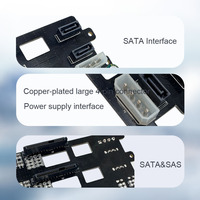 Precio de Fábrica al por Mayor: Placa Base para Servidor con Disco Duro de 3.5 y 2.5 Pulgadas SATA y SAS, 4 HDD-SATA y SAS