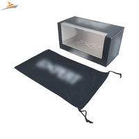 Boîte de papier pliable avec logo personnalisé pour lunettes de soleil Étui à lunettes Boîtes d'emballage de luxe pour lunettes de soleil en PVC PET personnalisé