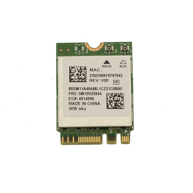 Laptop Wireless Network Card for Lenovo ThinkCentre M75q Gen 2 (Type11JJ,11JK,11JL,11JM) Desktop 5W10V25844 SW11A40448 New