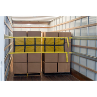 Économiseur de fret Horizontal-Remorque Cargo Net Sécurité Cargo Net Robuste Facile À Installer Coulissant Palette Rack Filet De Sécurité Pour Camion