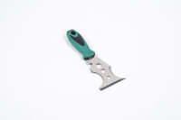 Outils de plâtrage multifonctionnels, couteau à ruban dentelé, lame en acier inoxydable, grattoir avec manche en fibre de verre et ouvre-bouteille