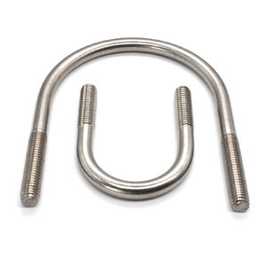 Custom Manufacture Astm DIN Pipe Clamp <strong>UBolt</strong> M8 M10 M12 Stainless Steel 6 Inch U Bolts Hot Dipped Galvanized U Bolt Pipe Clamp - Product Image 1