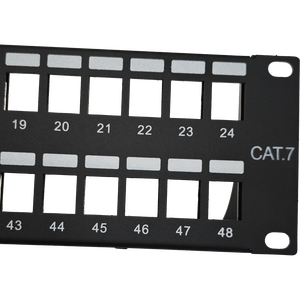 2U pannello <span class=keywords><strong>Patch</strong></span> vuoto montato su Rack <span class=keywords><strong>CAT</strong></span> <span class=keywords><strong>7</strong></span> UTP 48 porte Rack pannello di toppa vuoto/vuoto - Product Image 4