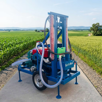 Machine de forage de puits profonds diesel haute performance 200m pour forage de puits et de trous