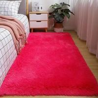 Maschinell Gefertigter Luxuriöser Moderner Superweicher Großer Flauschiger Kunstfell-Teppich für Wohnzimmer oder Schlafzimmer