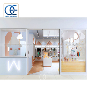 맞춤형 의류 쇼케이스 아동 의류 디스플레이 여성 의류 매장 의류 선반 - Product Image 4