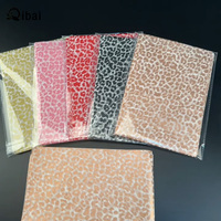 Qibai papier de soie emballage cadeau artisanat motif léopard fait à la main emballage cadeau papier de soie bricolage pour fête mariage décor